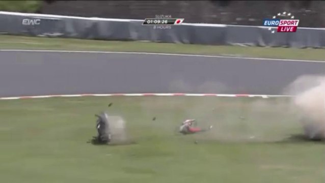 Casey Stoner Big Crash Suzuka 2015 EWC
