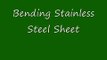 Bending Stainless Steel Sheet