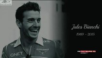 Hommage à Jules Bianchi par Philippe Chéreau et Pat Angeli pendant la course de NASCAR Sprint Cup au New Hampshire [RaceFan96]