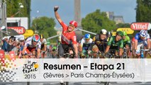 Resumen - Etapa 21 (Sèvres - Grand Paris Seine Ouest > Paris Champs-Élysées) - Tour de France 2015