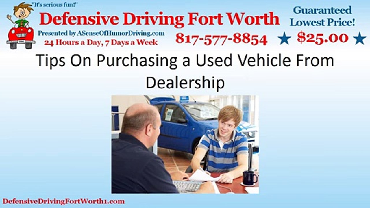 Tips On Purchasing a Used Vehicle From Dealership