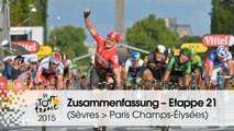 Zusammenfassung - Etappe 21 (Sèvres - Grand Paris Seine Ouest > Paris Champs-Élysées) - Tour de France 2015
