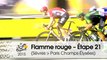 Flamme rouge / Last KM  - Étape 21 (Sèvres - Grand Paris Seine Ouest > Paris Champs-Élysées) - Tour de France 2015