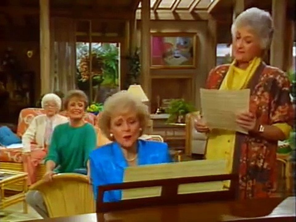 The Golden Girls - Girls singing (miami)