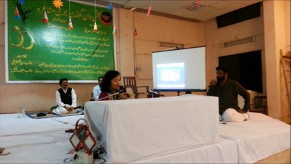 Shagufta Shafiq in Sukhandaan Aalmi Adbi Forum Mushaira on 25 -7 -2015