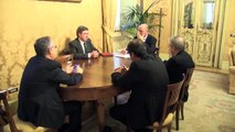 Vertice a Palazzo Chigi con i ministri Saccomanni e Giovannini