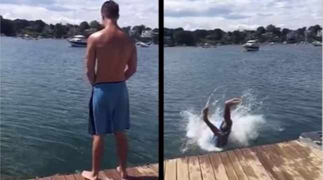 This Guy Was Peacefully Peeing Into A Lake When Something Unexpected Happened