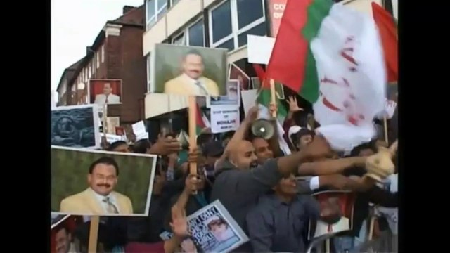 PTI Attacks UK Police Officer And MQM'S Peaceful Protesters