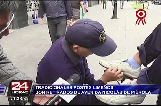 Cercado de Lima: Municipalidad de Lima retira tradicionales postes de ex Colmena