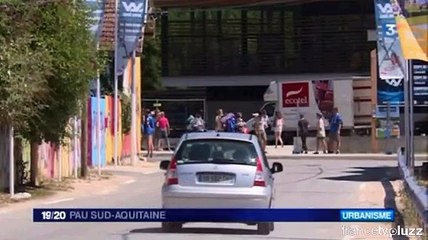 Les abords du stade d'eaux-vives