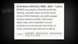 Vente - maison/villa - DEAUVILLE (14800) - 7 pièces - 200m²