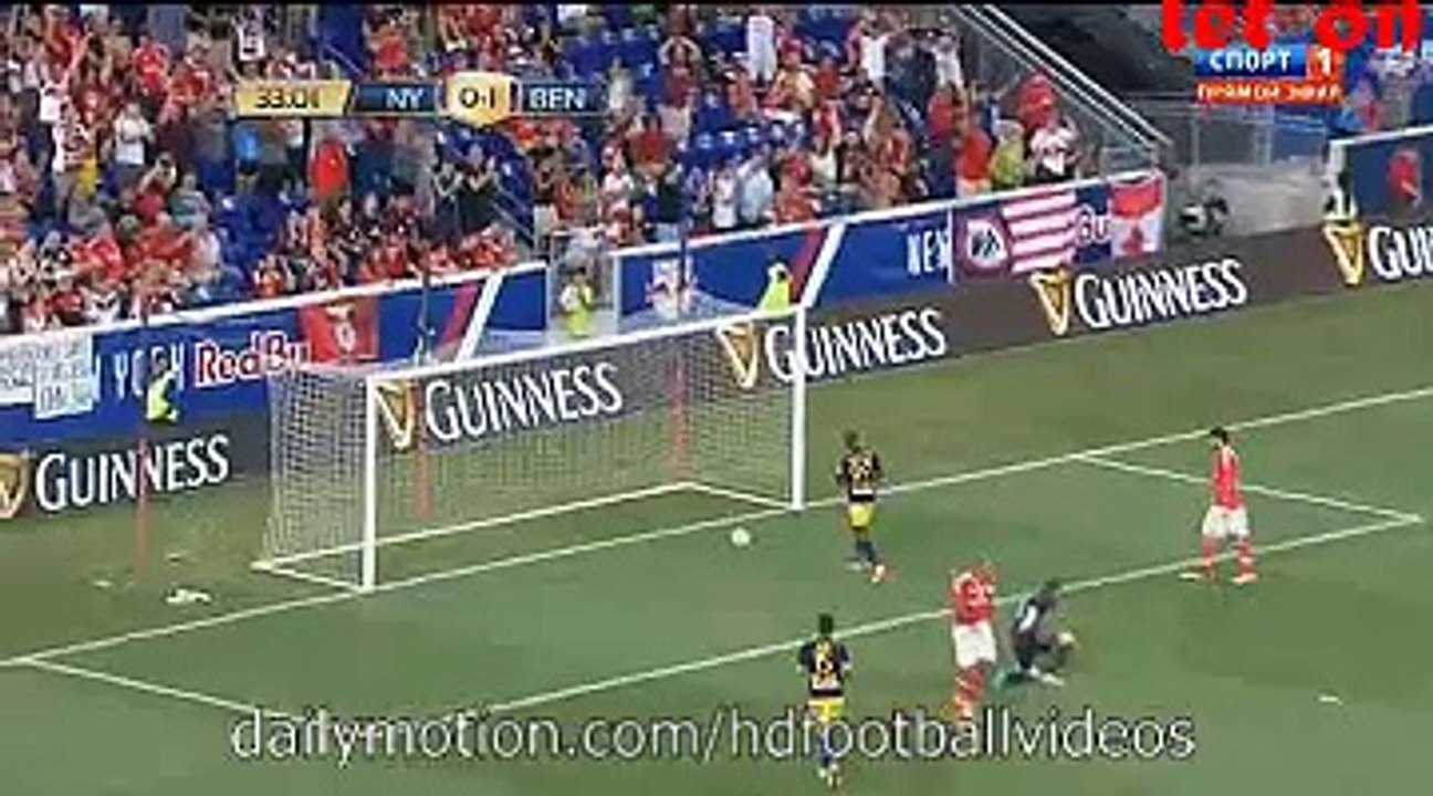 Wright-Phillips Volley Goal New York 1-1 Benfica 27.07.2015 HD