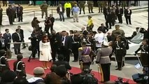 05 de DIC. Llegada de Cristina Fernández a la Sede Unasur 