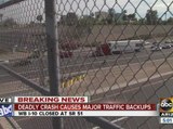 Deadly crash causes major traffic backups on Interstate 10