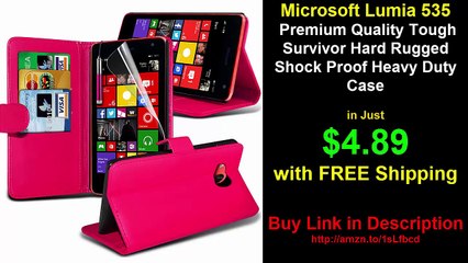 Microsoft Lumia 535 Case Premium Quality Tough Survivor Hard Rugged Shock Proof Heavy Duty Case