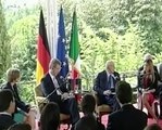 Napolitano e Wulff incontrano i giovani al centro italo-tedesco di Villa Vigoni