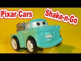 Pixar Cars Shake and Go Young Tow Mater with Chick Hicks and Professor Zee