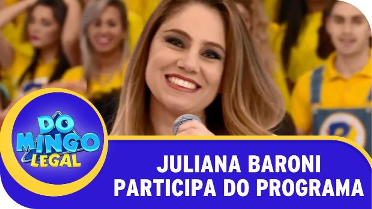 Juliana Baroni participa do programa