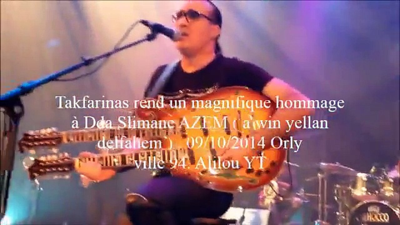 Takfarinas rend un magnifique hommage à Dda Slimane AZEM