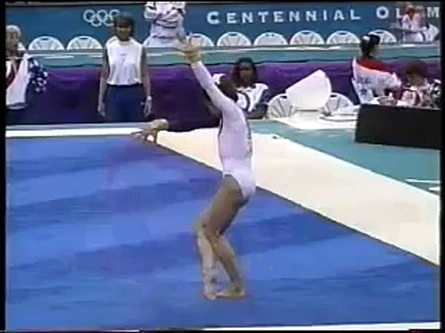 Dominique Moceanu 1996 Atlanta Olympics Floor Video Dailymotion
