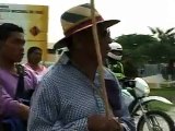 Indígenas protestan contra el hambre y pobreza en Barranquilla