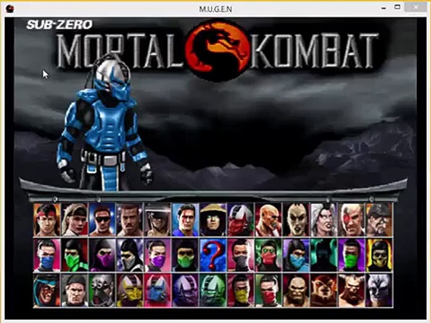 halcón audible policía Mortal Kombat Project 4.1 (Borg117 fixed edition with sound edits) Cyber  Sub Zero Gameplay - video Dailymotion