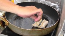 Hong Kong Street Food. Duplings Made and Cooked on a Bicycle Kitchen