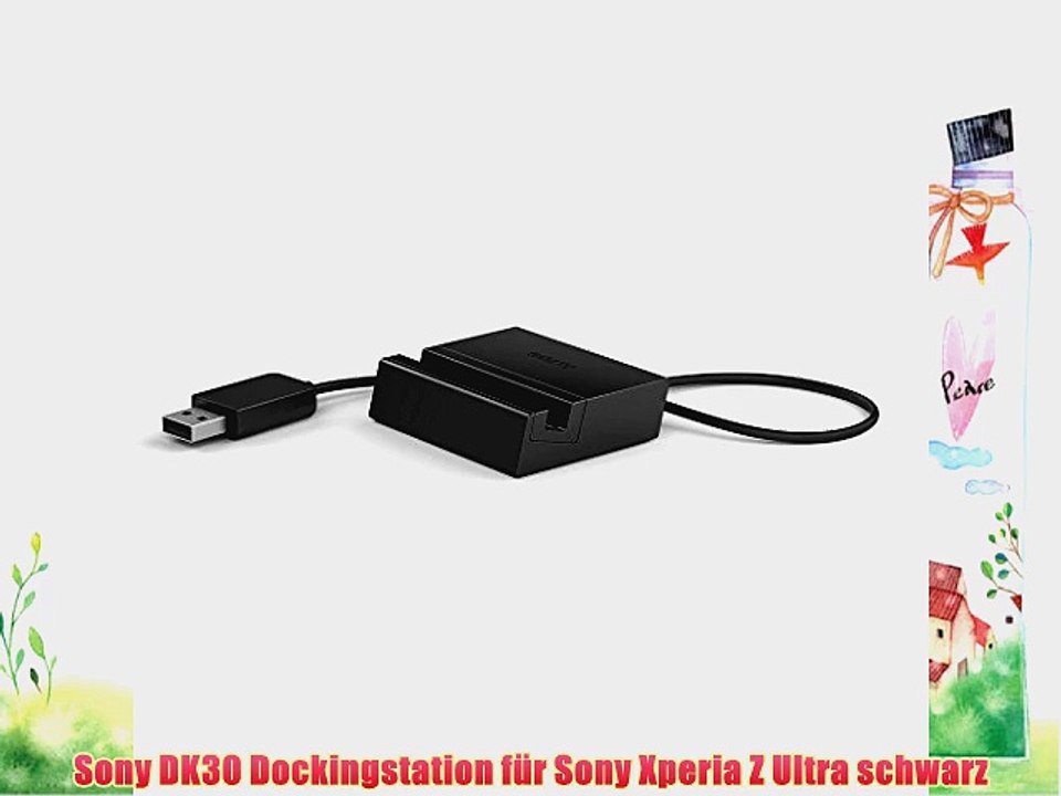 Sony DK30 Dockingstation f?r Sony Xperia Z Ultra schwarz