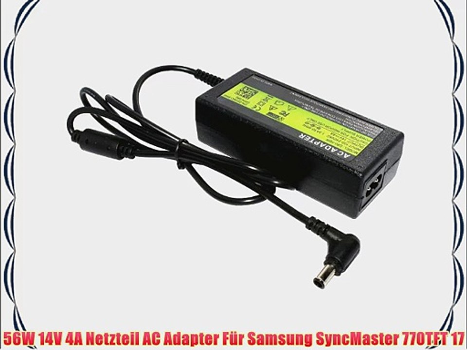 56W 14V 4A Netzteil AC Adapter F?r Samsung SyncMaster 770TFT 17