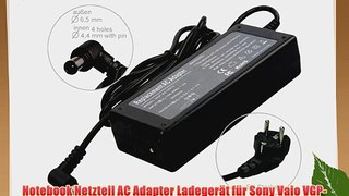 Notebook Netzteil AC Adapter Ladeger?t f?r Sony Vaio VGP-AC19V16 VGN-AW21M/H VGN-AW21S/B VGN-AW31ZJ