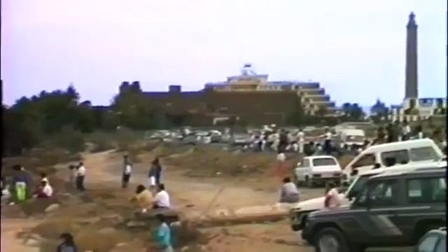 Demolición del Hotel Dunas de Maspalomas (Gran Canaria)