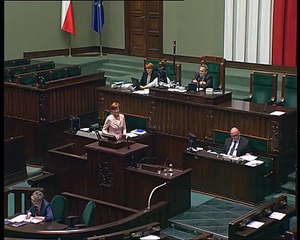 Poseł Elżbieta Rafalska - Wystąpienie z dnia 22 lipca 2015 roku.