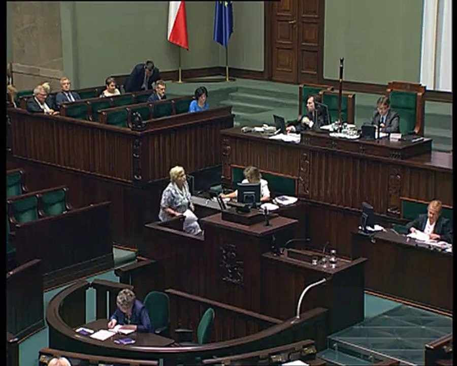 Poseł Maria Nowak - Wystąpienie z dnia 22 lipca 2015 roku.