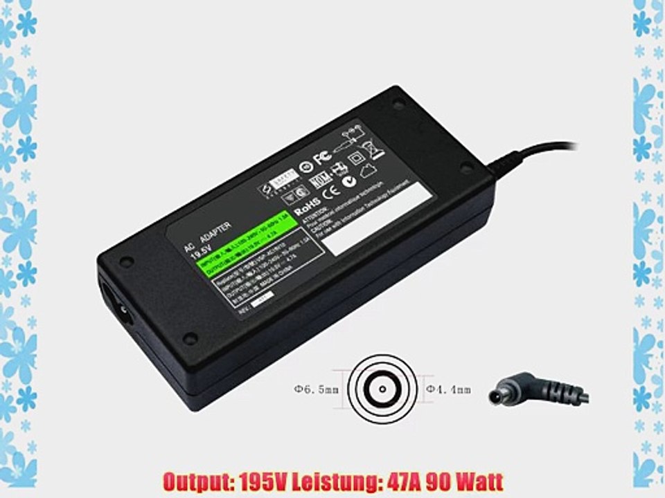Netzteil Sony VAIO VGN-CR13G/W VGA-AC19V10 195V/47A (90 Watt)