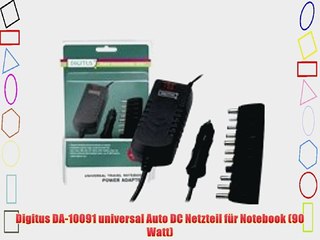 Video herunterladen: Digitus DA-10091 universal Auto DC Netzteil f?r Notebook (90 Watt)