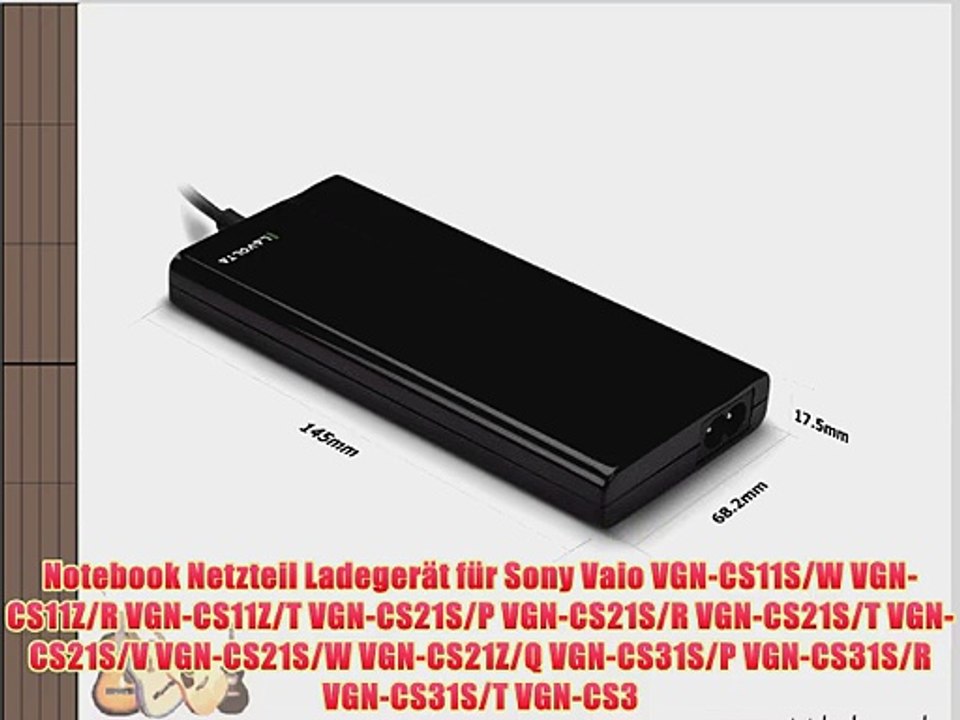 90W Original Lavolta USB Netzteil Ultra Schlank Notebook Ladeger?t f?r Sony Vaio VGN-CS11S/W