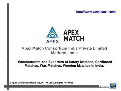 Cardboard Safety Matches Manufacturers and Exporters