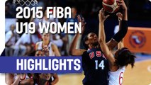 Russia v USA - Highlights - Final - 2015 FIBA U19 Women's World Championship