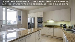 A louer - appartement - NEUILLY SUR SEINE (92200) - 6 pièces - 174m²
