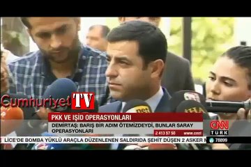 Demirtaş: Barış sadece bir adım ötemizde duruyordu