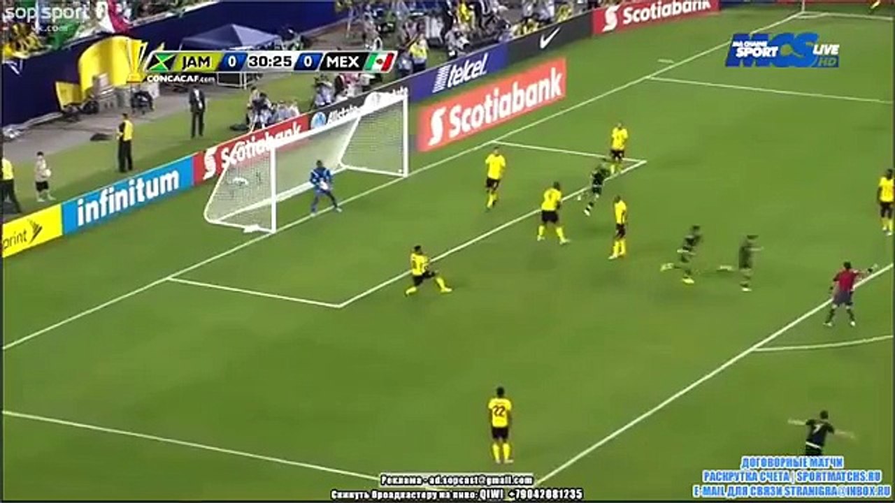 Jamaica vs Mexico 1 - 3 _ Andres Guardado goal CONCACAF - Gold Cup 2015