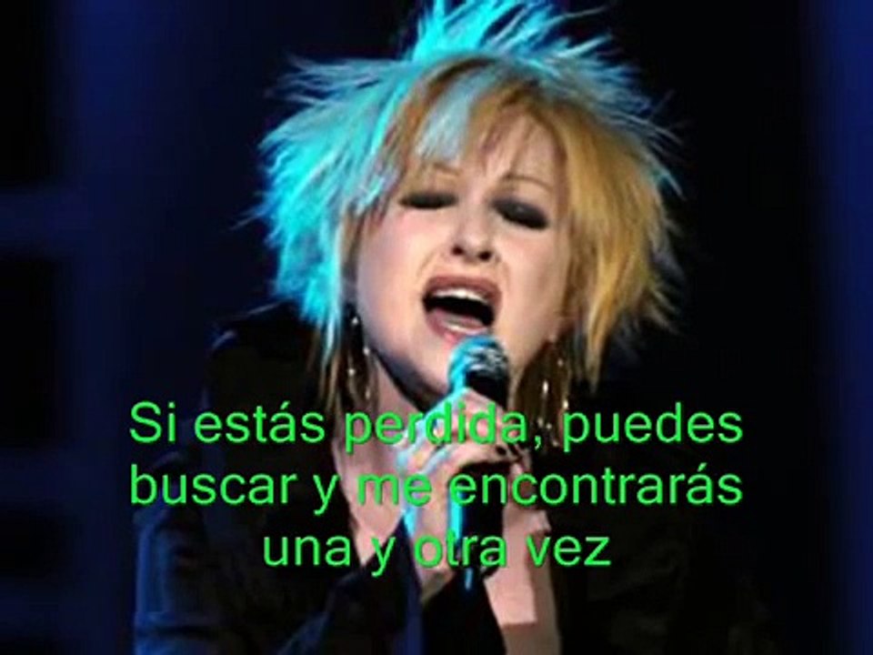 Cindy Lauper Time After Time subtitulado español
