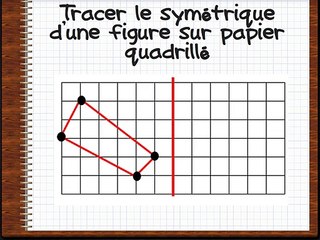 Comment tracer un symétrique dans un quadrillage 🖍️