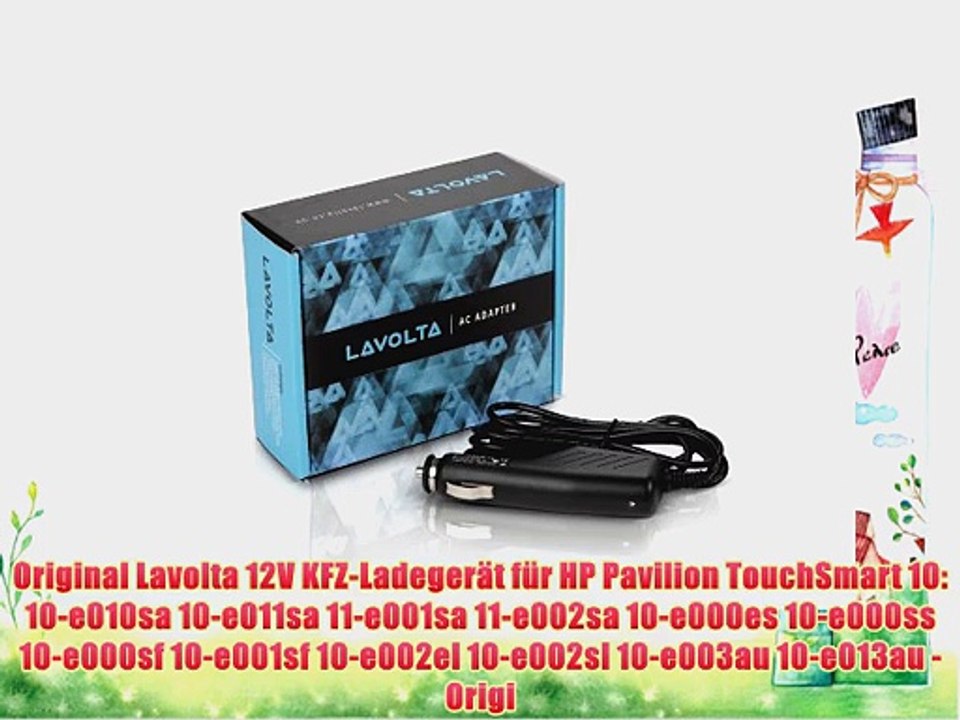 45W Original Lavolta KFZ-Netzteil Notebook Auto Ladeger?t f?r HP Pavilion TouchSmart 10: 10-e010sa