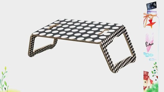 IKEA Laptop-Tisch schwarz-wei? Punkte f?r 17 Zoll Laptop ...