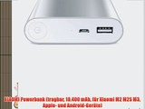 XIAOMI Powerbank (tragbar 10.400?mAh f?r Xiaomi M2 M2S M3 Apple- und Android-Ger?te)