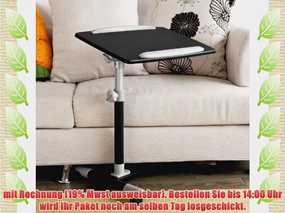 Pflegetisch Betttisch Laptoptisch Beistelltisch Tisch FBT07N2-SCH