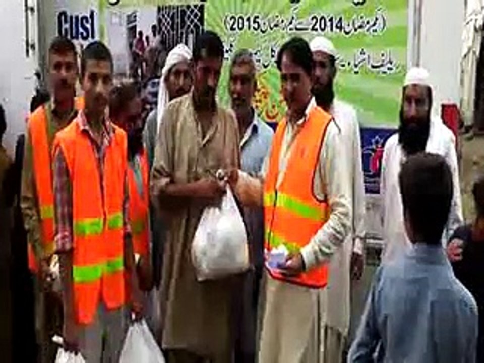 Flood relief activities of Customs Health Care Society in Layya  .