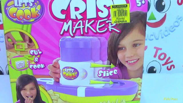 Let's Cook Crisp Maker Toy Make Your Delicious Potato Crisps