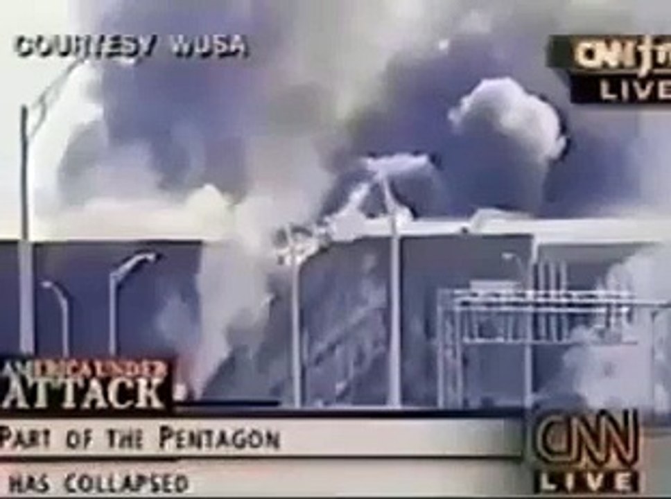 Explosions - video clip from day of 9/11: reporters and other eyewitnesses